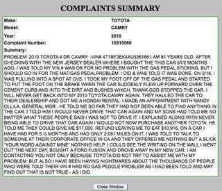 Illustration for article titled Toyota Owners Filing Unintended Acceleration Complaints Over "Fixed" Vehicles